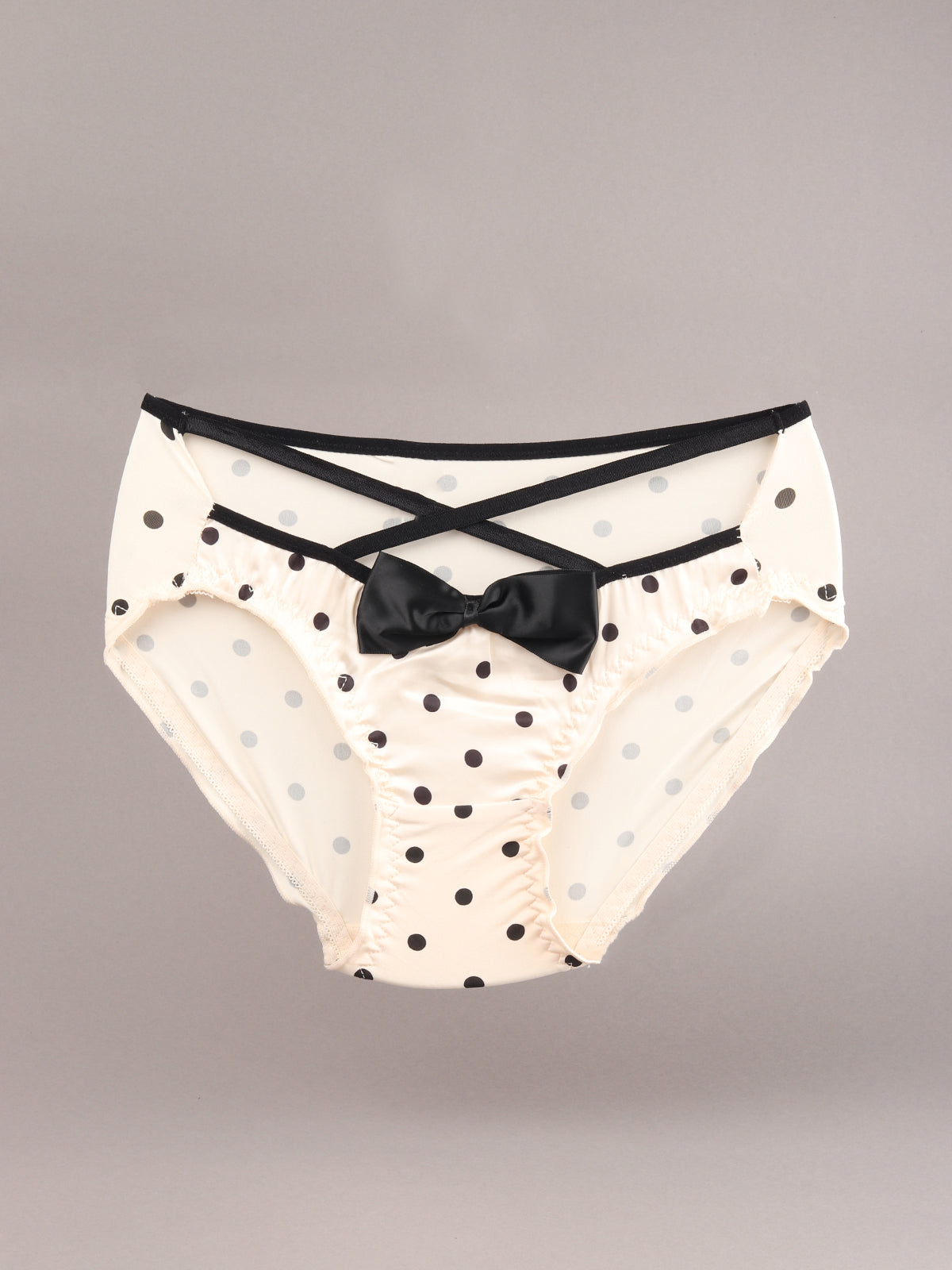 Odette Off White Printed Polyester Hipster Panty For Women