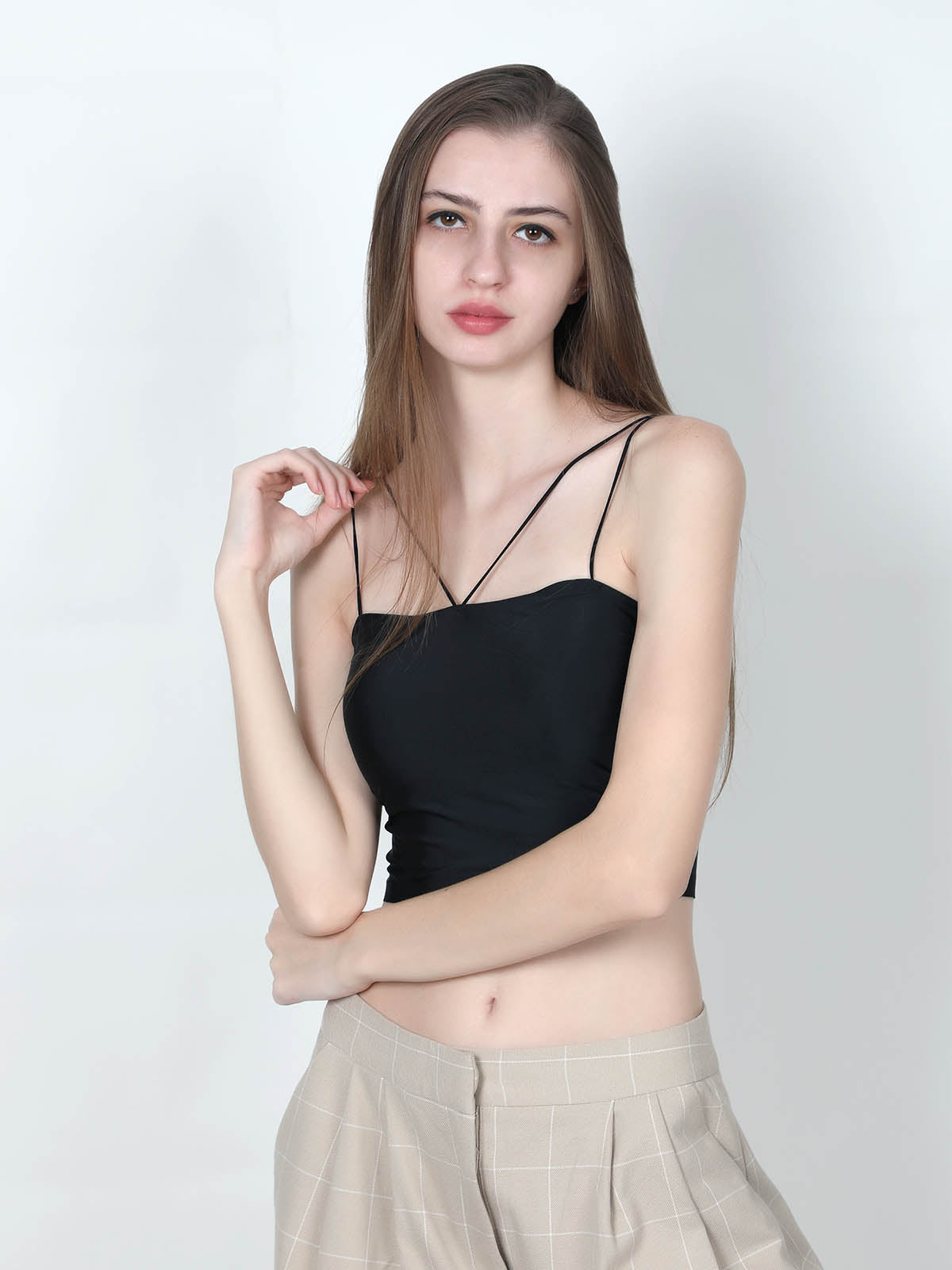 Odette Women Solid Black All Day Comfort Bralette