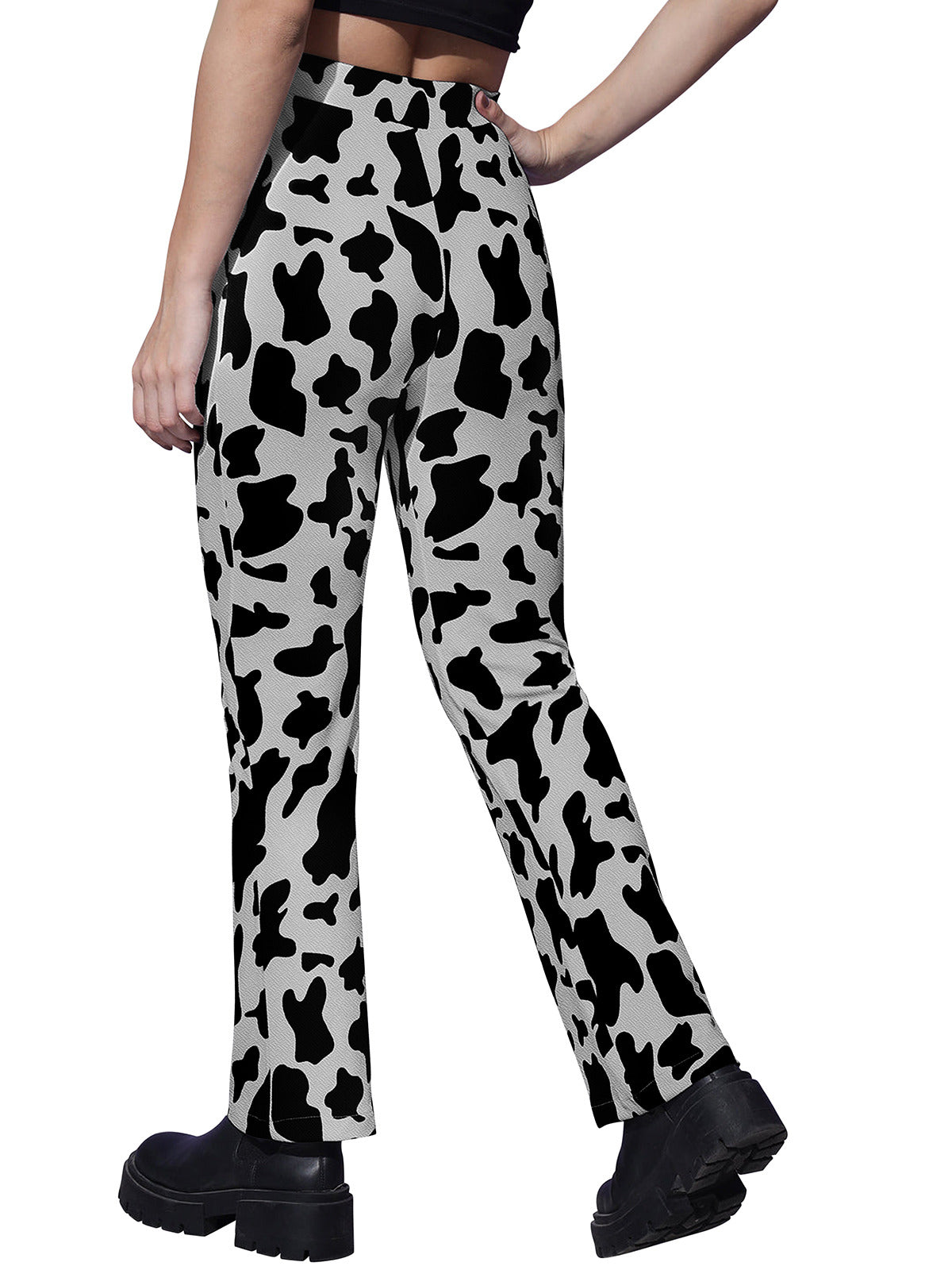 Odette Grey Polyester Trouser For Women